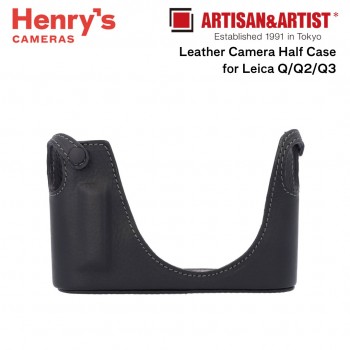 Artisan & Artist Leather Camera Half Case for Leica Q/Q2/Q3 Artisan & Artist Leather Camera Half Case for Leica Q/Q2/Q3
