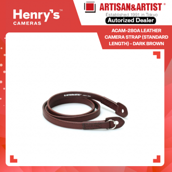 Artisan & Artist ACAM-280A Leather Camera Strap (Standard Length) - Dark Brown