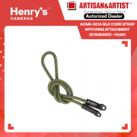 Artisan & Artist ACAM-301A Silk Cord Strap with Ring attachment (Standard) - Khaki