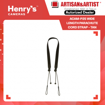 Artisan & Artist ACAM-P25 Wide Length Parachute Cord Strap - Tan