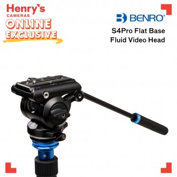 Benro S4 Pro Flat Base Fluid Video Head Benro S4 Pro Flat Base Fluid Video Head