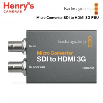Blackmagic Design Micro Converter SDI to HDMI 3G PSU Blackmagic Design Micro Converter SDI to HDMI 3G PSU
