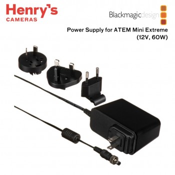 Blackmagic Design Power Supply for ATEM Mini Extreme (12V, 60W) Blackmagic Design Power Supply for ATEM Mini Extreme (12V, 60W)