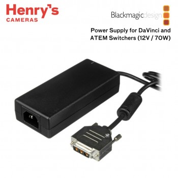 Blackmagic Design Power Supply for DaVinci and ATEM Switchers (12V / 70W) Blackmagic Design Power Supply for DaVinci and ATEM Switchers (12V / 70W)