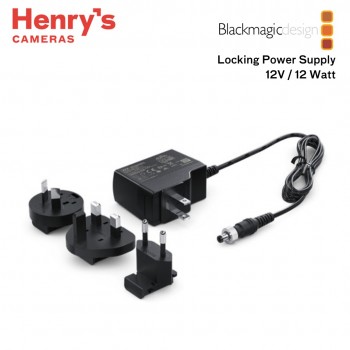 Blackmagic Design Locking Power Supply 12V/12W Blackmagic Design Locking Power Supply 12V/12W