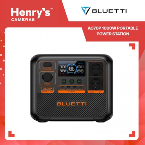 BLUETTI AC70P 1000W Portable Power Station