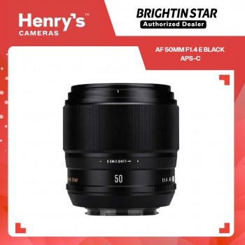Brightin Star AF 50mm F1.4 Sony E Black APS-C