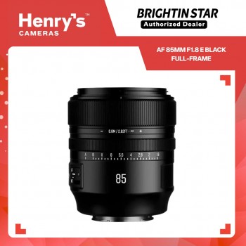 Brightin Star AF 85mm F1.8 Sony E Black Full-Frame