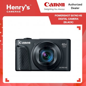 Canon PowerShot SX740 HS Digital Camera (Black)