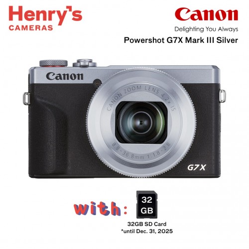 Canon Powershot G7X Mark III Silver