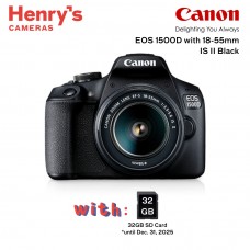 Canon EOS 1500D with 18-55mm IS II Black