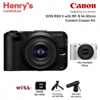 Canon EOS R50 V with RF-S 14-30mm Content Creator Kit