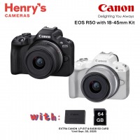 Canon EOS R50 with 18-45mm Kit
