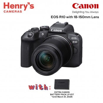 Canon EOS R10 Mirrorless Camera with 18-150mm Lens Canon EOS R10 Mirrorless Camera with 18-150mm Lens