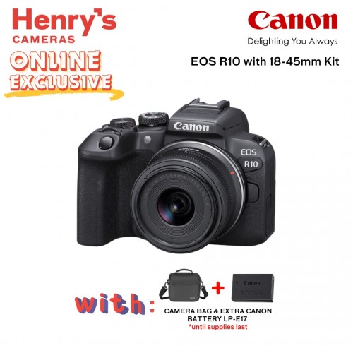 Canon EOS R10 with 18-45mm Kit