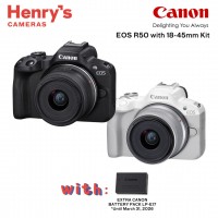 Canon EOS R50 with 18-45mm Kit