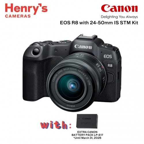 Canon EOS R8 with 24-50mm IS STM Kit