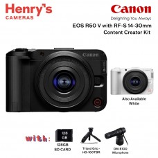 Canon EOS R50 V with RF-S 14-30mm Content Creator Kit [Pre Order]