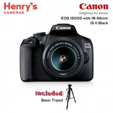 Canon EOS 1500D with 18-55mm IS II Black