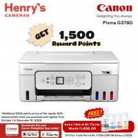 Canon Pixma G3780 Print Scan Copy Ink Tank with WiFI; Windows + Mac