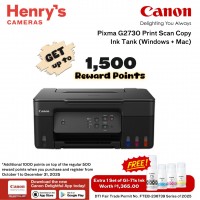 Canon Pixma G2730 Print Scan Copy Ink Tank (Windows + Mac)