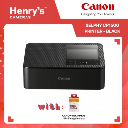 Canon Selphy CP1500 Printer - Black Canon Selphy CP1500 Printer - Black