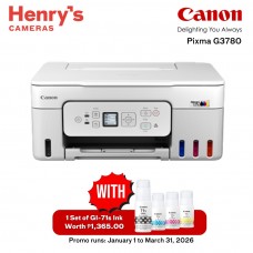 Canon Pixma G3780 Print Scan Copy Ink Tank with WiFI; Windows + Mac
