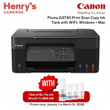 Canon Pixma G3730 Print Scan Copy Ink Tank with WiFI; Windows + Mac
