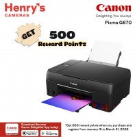 Canon Pixma G670 Print Scan Copy Ink Tank Photo Printer; Windows + Mac
