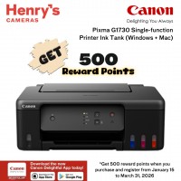 Canon Pixma G1730 Single-function Printer Ink Tank (Windows + Mac)