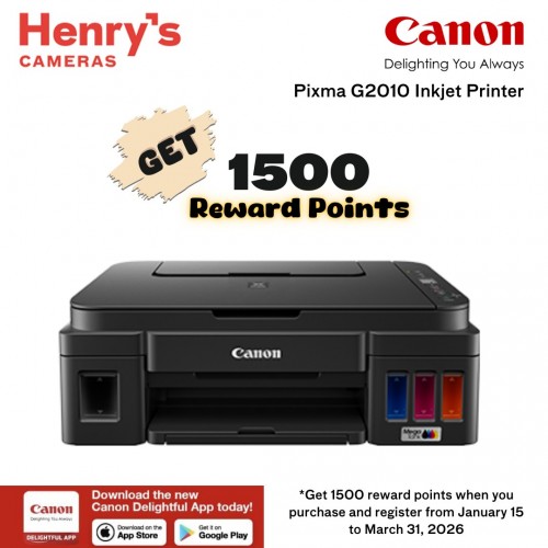 Canon Pixma G2010 Print, Scan and Copy Refillable Ink Tank