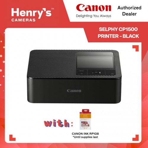 Canon Selphy CP1500 Printer - Black