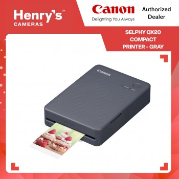 Canon Selphy QX20 Compact Printer - Gray