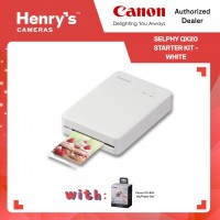 Canon Selphy QX20 Starter Kit - White