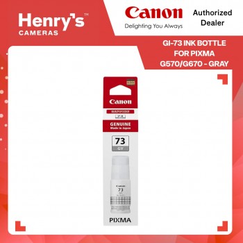 Canon GI-73 Ink Bottle for Pixma G570/G670 - Gray