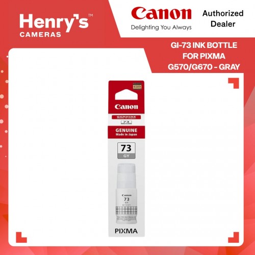 Canon GI-73 Ink Bottle for Pixma G570/G670 - Gray