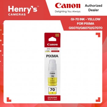 Canon GI-70 Ink Yellow for Pixma G5070/G6070/G7070