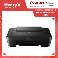 Canon PIXMA MG3070S 3-in-1 Inkjet Printer with Wi-Fi
