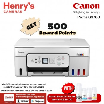 Canon Pixma G3780 Print Scan Copy Ink Tank with WiFI; Windows + Mac Canon Pixma G3780 Print Scan Copy Ink Tank with WiFI; Windows + Mac
