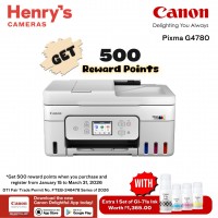 Canon Pixma G4780 Print Scan Copy MegaTank Tank with WiFi