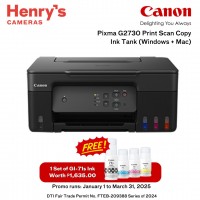 Canon Pixma G2730 Print Scan Copy Ink Tank (Windows + Mac)