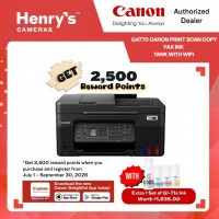 Canon Pixma G4770 Print Scan Copy Fax Ink Tank with WiFI; Windows + Mac