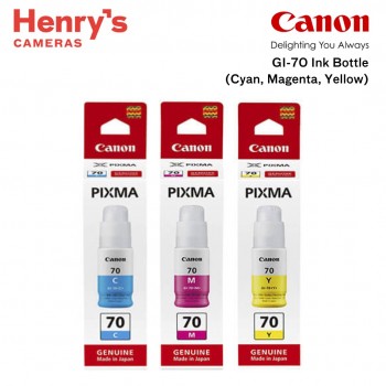 Canon GI-70 Ink Cyan, Magenta, Yellow for Pixma G5070/G6070/G7070 Canon GI-70 Ink Cyan, Magenta, Yellow for Pixma G5070/G6070/G7070