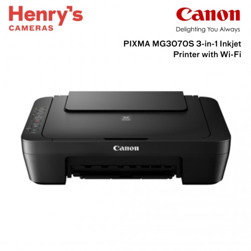 Canon PIXMA MG3070S 3-in-1 Inkjet Printer with Wi-Fi