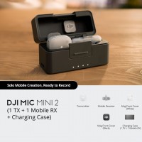 DJI Mic Mini 2 (1TX + 1 Mobile RX + Charging Case)