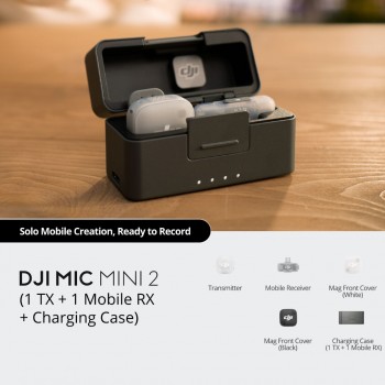 DJI Mic Mini 2 (1TX + 1 Mobile RX + Charging Case)