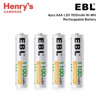 EBL LN-8122 4pcs AAA 1.2V 1100mAh Ni-MH Rechargeable Battery