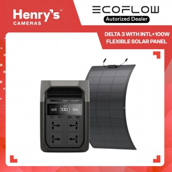 EcoFlow DELTA 3 with INTL+100W Flexible Solar Panel