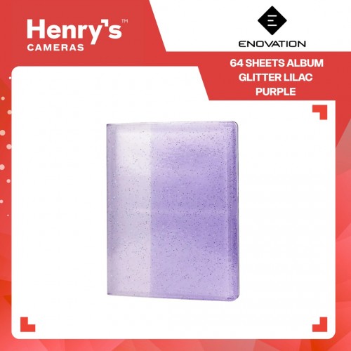 Enovation 64 Sheets Album Glitter Lilac Purple