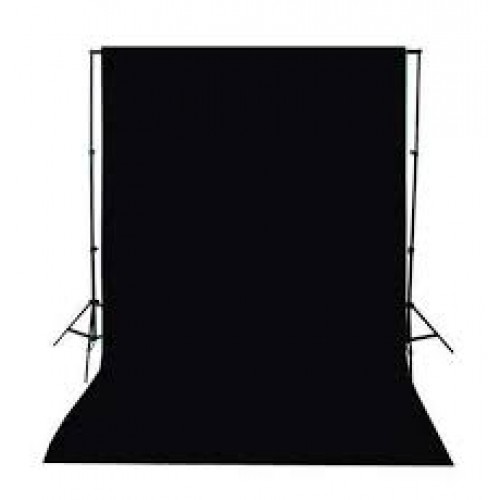 ENOVATION 3*6M BACKDROP PLAIN COTTON (BLACK)